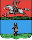 Coat of arms of the city of Oshmyany of 1845. Belarus