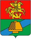 Coat of arms of the city of Pavlovsky Posad. Moscow region . Russia