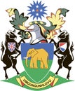 Coat of arms of the city of Pietermaritzburg. SOUTH AFRICA. Royalty Free Stock Photo