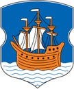 Coat of arms of the city of Polotsk. Republic of Belarus