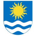 Coat of arms of the city of Rajecke Teplice. Slovakia
