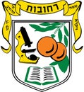 Coat of arms of the city of Rehovot. Israel