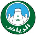 Coat of arms of the city of Riyadh. Saudi Arabia.