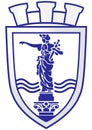 Coat of arms of the city of Ruse. Bulgaria