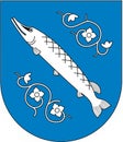Coat of arms of the city of Rybnik. Poland
