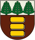 Coat of arms of the city of Seda. Latvia