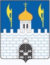 Coat of arms of the city of Sergiev Posad. Moscow region . Russia