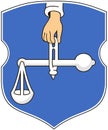 Coat of arms of the city of Shklov. Belarus