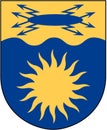 Coat of arms of the city of Skelleftea. Sweden