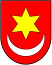 Coat of arms of the city of Sveti Ivan Zelin. Croatia