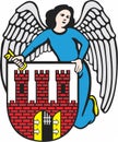 Coat of arms of the city of Torun. Poland