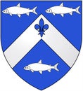 Coat of arms of the city of Trois-Revere Canada