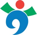 Coat of arms of the city of Usuki. Oita Prefecture. Japan