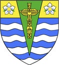 Coat of arms of the city of Vancouver. Canada.
