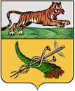 Coat of arms of the city of Verkhneudinsk. Buryatia. Russia