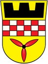 Coat of arms of the city of Vetter. Germany Royalty Free Stock Photo