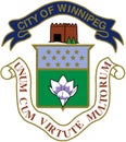 Coat of arms of the city of Winnipeg. Canada