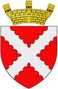 Coat of arms of the city of Zabbar. Malta