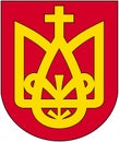 Coat of arms of the city of Zaslavl. Republic of Belarus