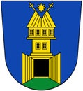 Coat of arms of the city of Zlin. Czech Republic