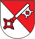 Coat of arms of the city of Ãâhringen. Germany.