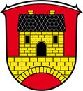 Coat of arms of the commune of Einhausen. Germany