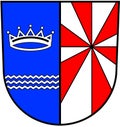 Coat of arms of the commune Oberdyurenbach. Germany