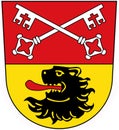 Coat of arms of the community of Piding. Germany.