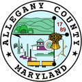 Coat of arms of the county of Allegany. America. USA