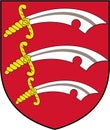 Coat of arms of the county of Essex. England