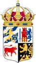 Coat of arms of the county of VÃ¤stra GÃ¶taland. Sweden.