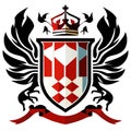 Coat of Arms of the Czech Republic. Vector Coat of Arms of the Czech Republic. Generative AI