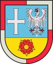 Coat of arms Dannstadt-Schauernheim in Rhein-Pfalz-Kreis of Rhineland-Palatinate, Germany