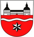 Coat of arms of the district of Gotha. Germany