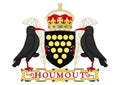 Coat of arms of the Duchy of Cornwall Royalty Free Stock Photo