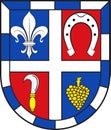 Coat of arms of Edenkoben in Suedliche Weinstrasse of Rhineland-Palatinate, Germany
