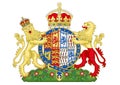 Coat of Arms of Elizabeth Bowes Lyon Royalty Free Stock Photo