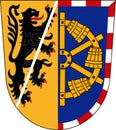 Coat of arms of Erlangen-Hochstadt in Middle Franconia, Bavaria of German