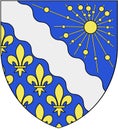 Coat of arms of the Eson department. France