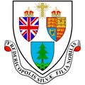 Coat of arms of Fredericton City in Canada Royalty Free Stock Photo