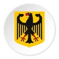 Coat of arms of Germany icon circle
