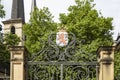 The coat of arms of the Grand Duchy of Luxembourg Royalty Free Stock Photo