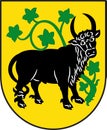 Coat of arms of Guestrow in Mecklenburg-Vorpommern, Germany