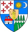 Coat of arms of Hargit County. Romania.