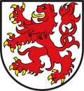 Coat of arms of Herzogenrath in North Rhine-Westphalia, Germany Royalty Free Stock Photo