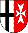Coat of arms of Hoenningen in Rhineland-Palatinate, Germany Royalty Free Stock Photo