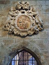 Coat of arms Inside the ruins of Carmo church