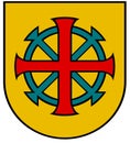 Coat of arms of the Kantsakh commune. Germany