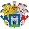 Coat of arms of Kaposvar in Somogy County in Hungary