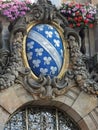 Kassel, Germany: The city`s coat of arms at the city hall building Royalty Free Stock Photo
